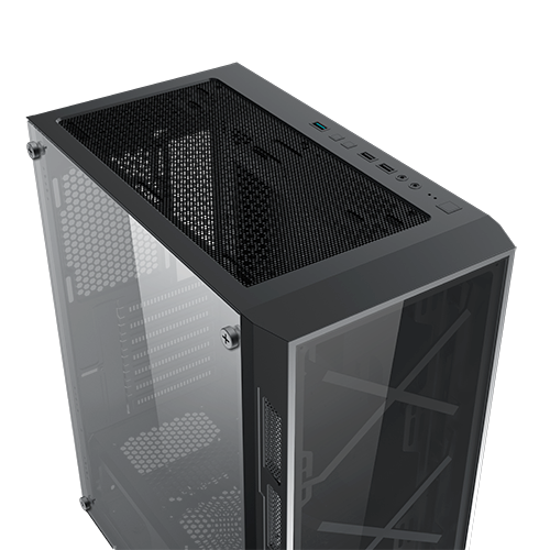 Thùng máy Case MIK TN10 Mid Tower (Tặng 3 Fan RGB) - Hàng chính hãng