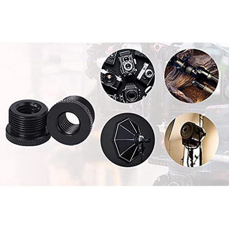Set 4 đầu chuyển đổi 5/8 lỗ cắm sang 3/8 đầu cắm 3/8 sang 5/8 đực cho giá đỡ micro
