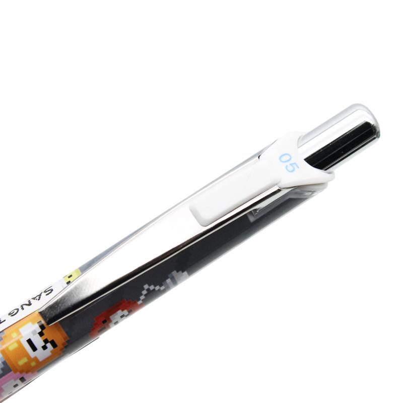 Bút Gel EnerGel Kawaii Pixel Art 0.5 mm - Pentel BLN75KW40-C - Daruma - Mực Xanh