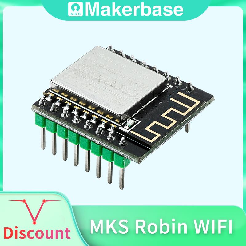Makerbase MKS Robin Wifi v1.0 3D Máy in không dây Bộ định tuyến không dây ESP8266 Ứng dụng mô -đun WiFi Điều khiển từ xa cho MKS Robin Mainboard