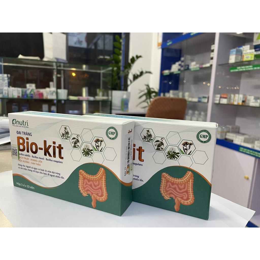 Bio-kit -Đại tràng - dùng cho người có nguy cơ hoặc bị viêm đại tràng - hộp 30 viên