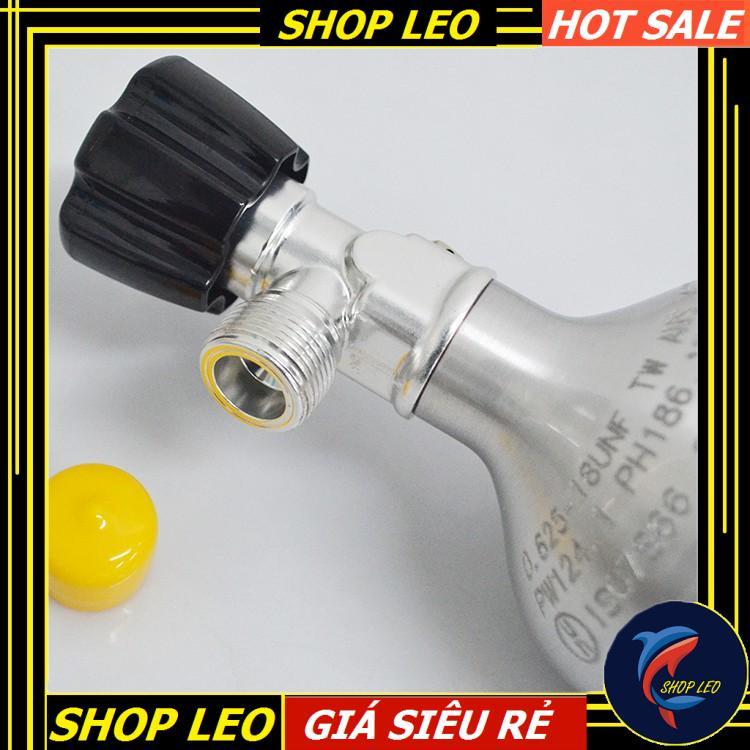 Bình Co2 TAIWAN 1 lít và VAN ĐIỆN - phụ kiện thủy sinh -shopleo