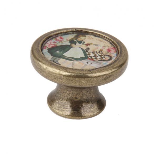 3xAssorted Vintage Brass Wardrobe Cabinet Door Cupboard Drawer Handle Knob 04