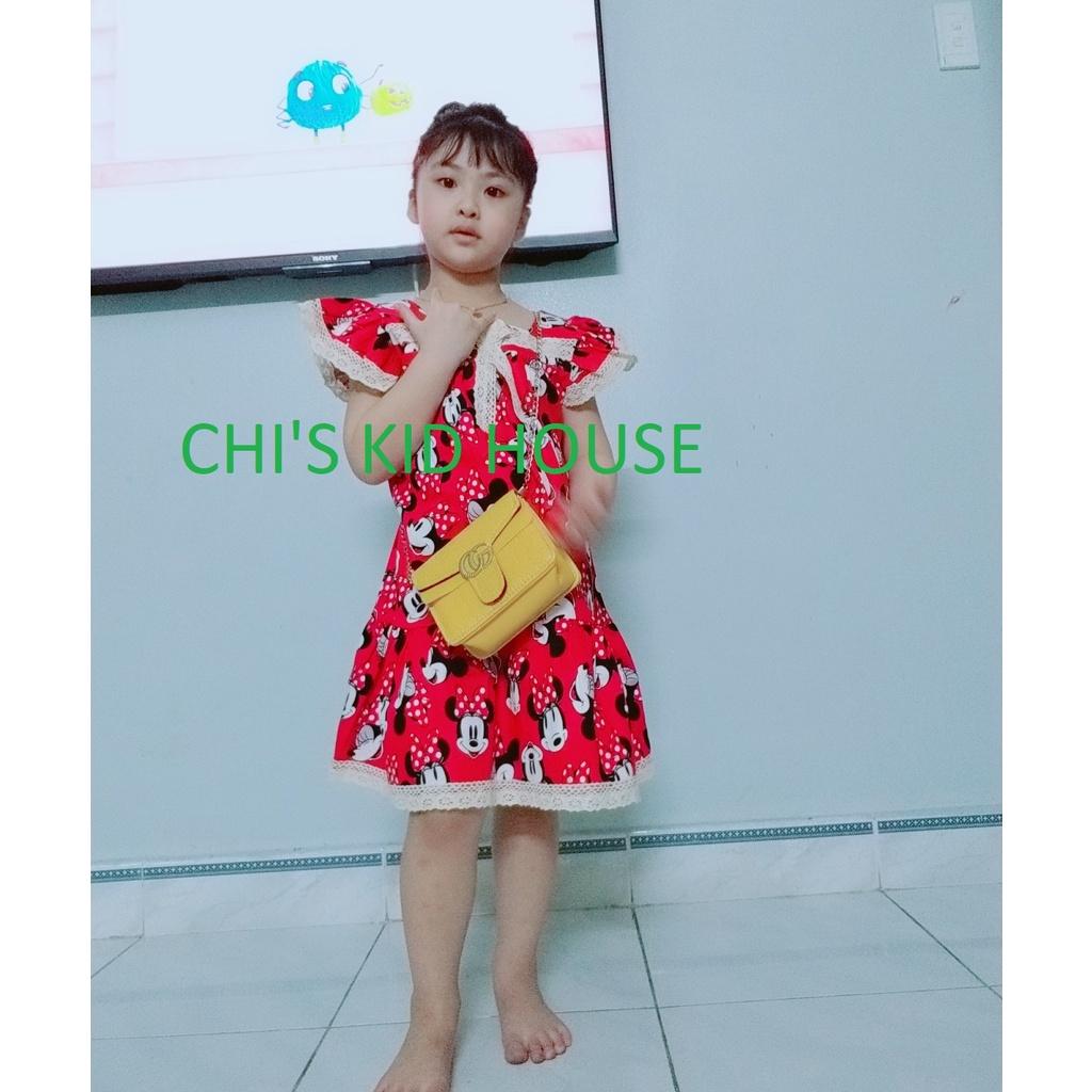 ĐẦM BÔNG CÁNH TIÊN VINTAGE SIÊU ĐẸP CHO BÉ 10-25KG