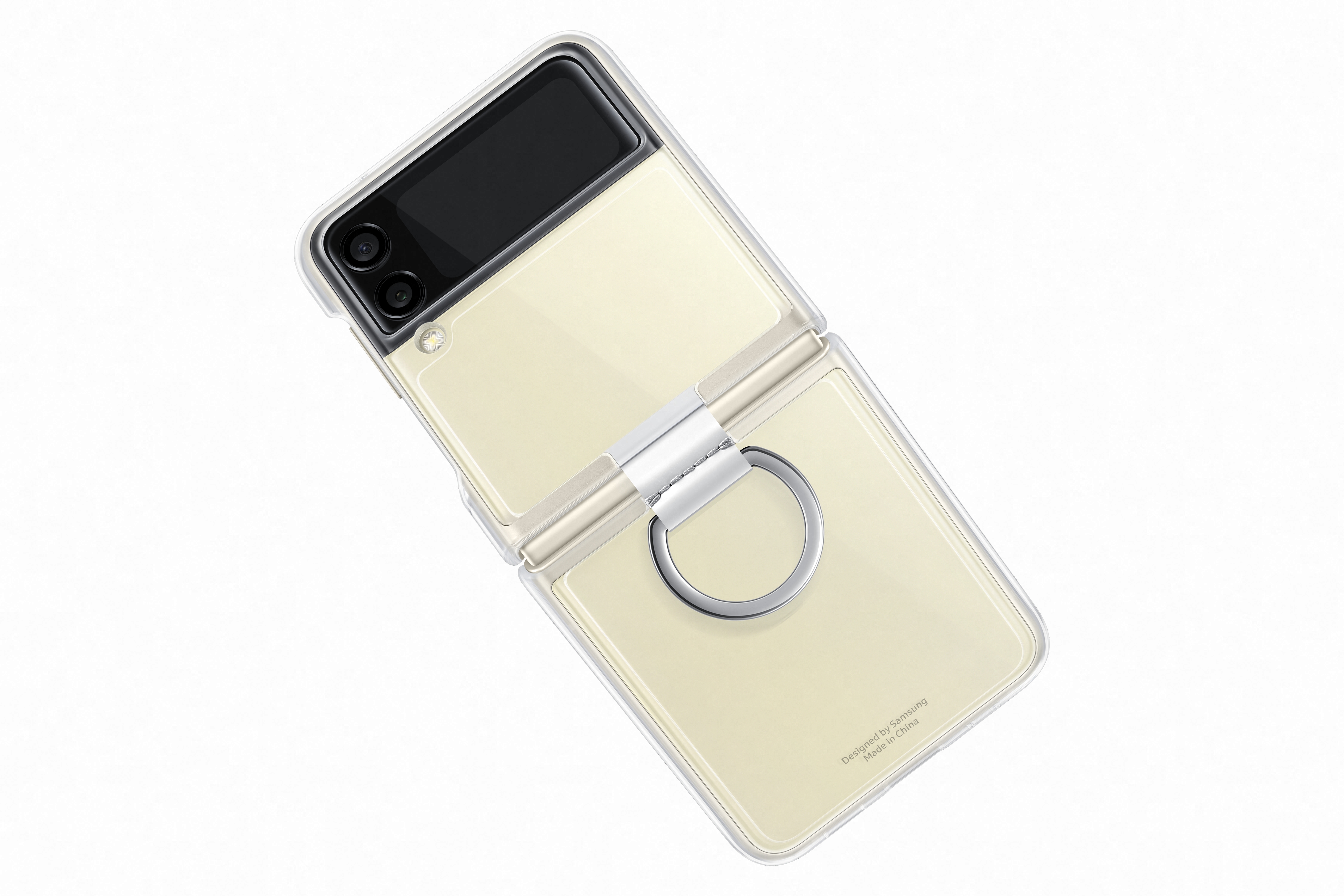 Hình ảnh Ốp lưng cho  Samsung dành cho Z Flip 4 - TRONG SUỐT - Clear cover - Hàng  chính hãng