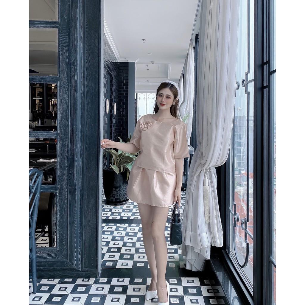 Sét đi tiệc đi chơi suông phồng có ảnh thậtđi chơi đi tiệc đám cưới, du lịch sang chảnh cao cấp PVC