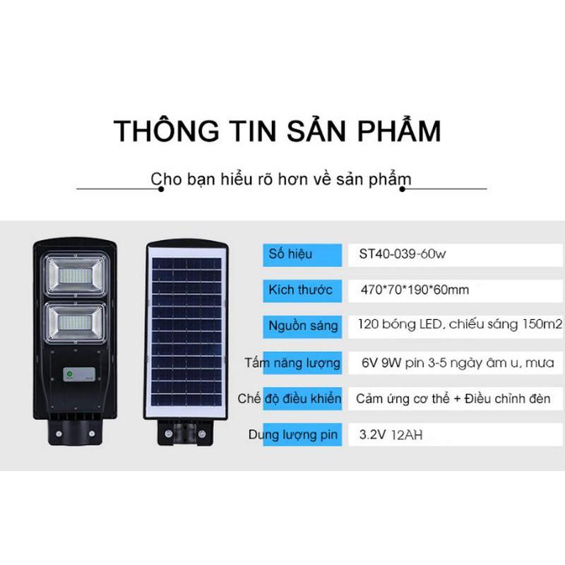 Đèn treo năng lượng mặt trời 60W - Home and Garden
