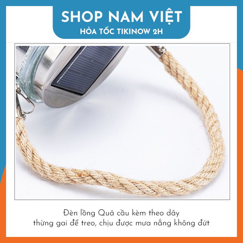 Lồng Đèn Treo Trang Trí Năng Lượng Mặt Trời Chịu Mưa Nắng