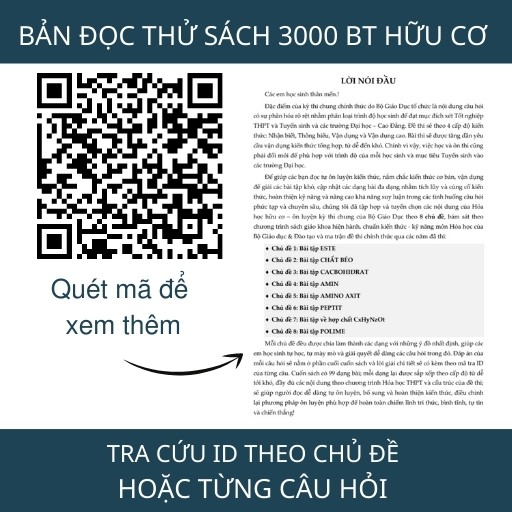 Tuyển chọn 3000 câu hỏi bài tập Hóa học hữu cơ.
