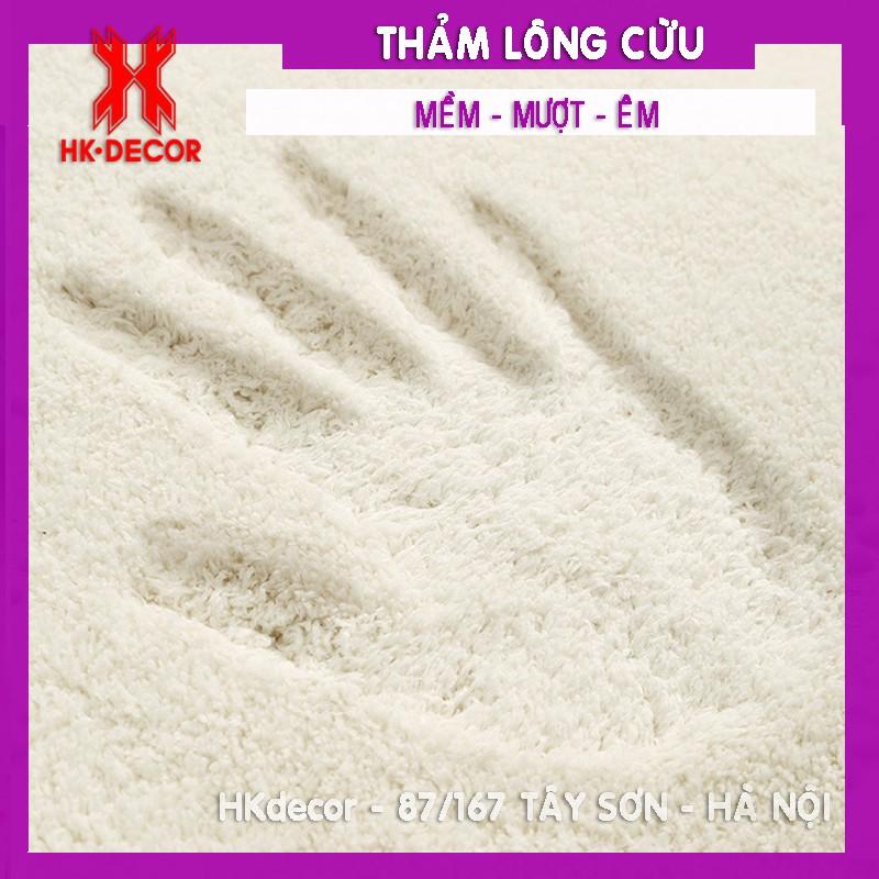 Thảm lông cừu trải sàn bếp chống thấm nước, trơn trượt, thảm phòng khách, cạnh giường ngủ, ghế sofa