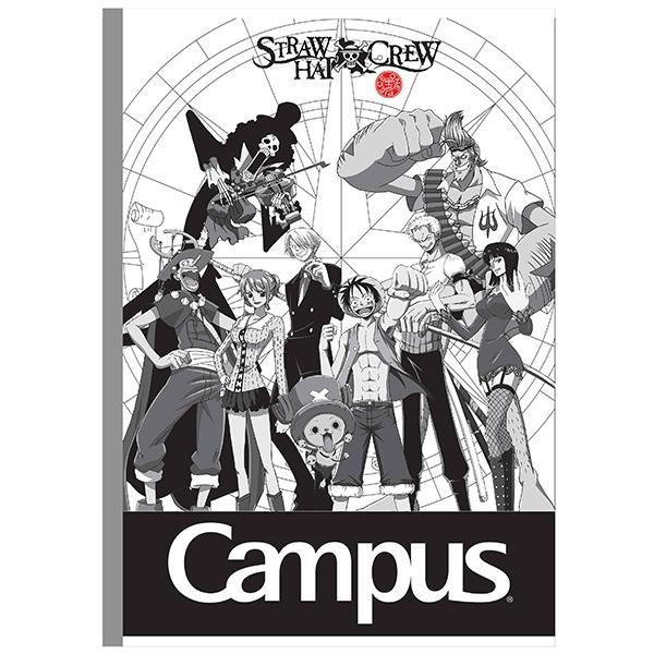 Combo 5 Tập One Piece - B5 Kẻ Ngang Có Chấm 120 Trang ĐL 70g/m2 - Campus NB-BOPB120 (Mẫu Màu Giao Ngẫu Nhiên)