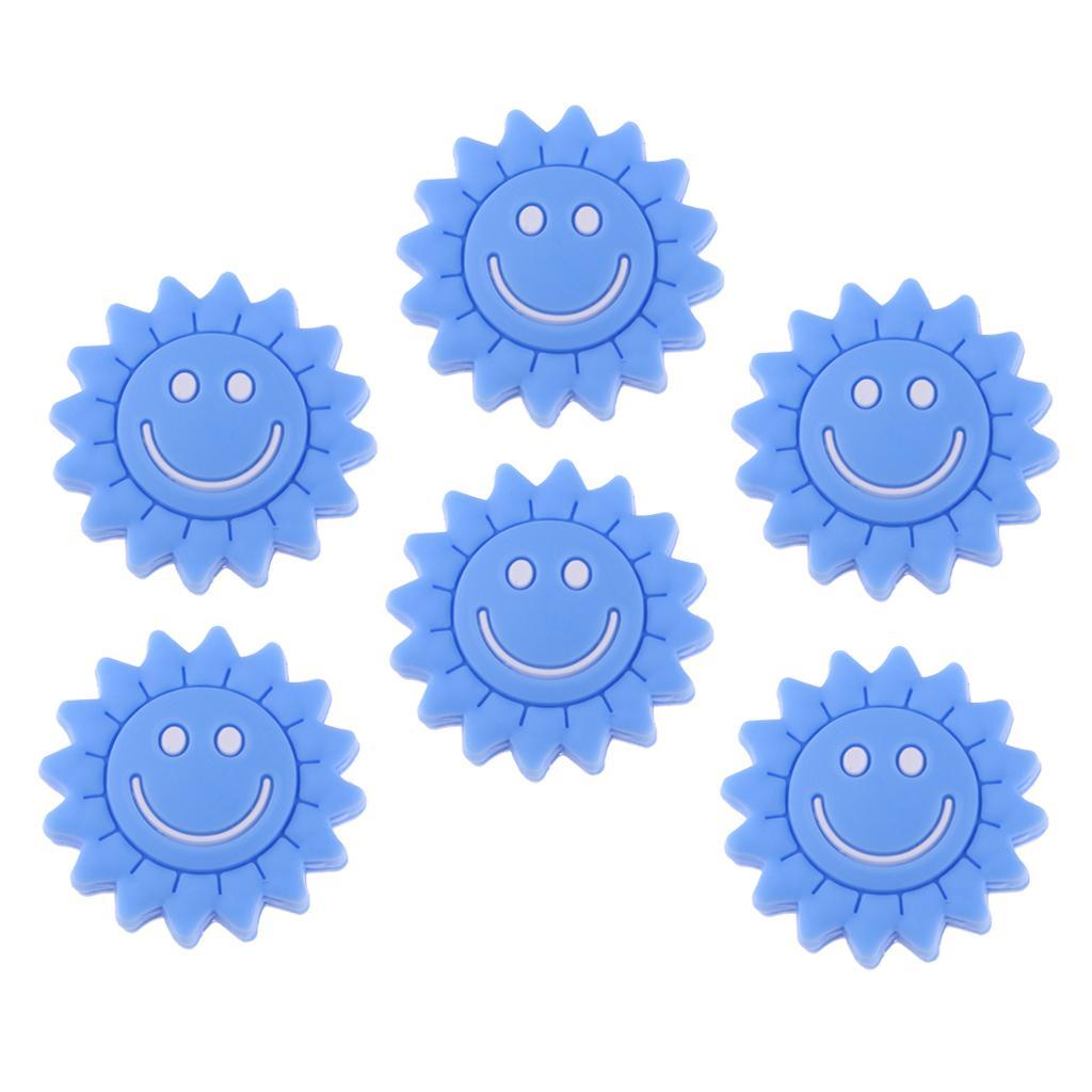 12pcs Silicone Tennis Racquet Racket Vibration Damper Shock Absorber Blue