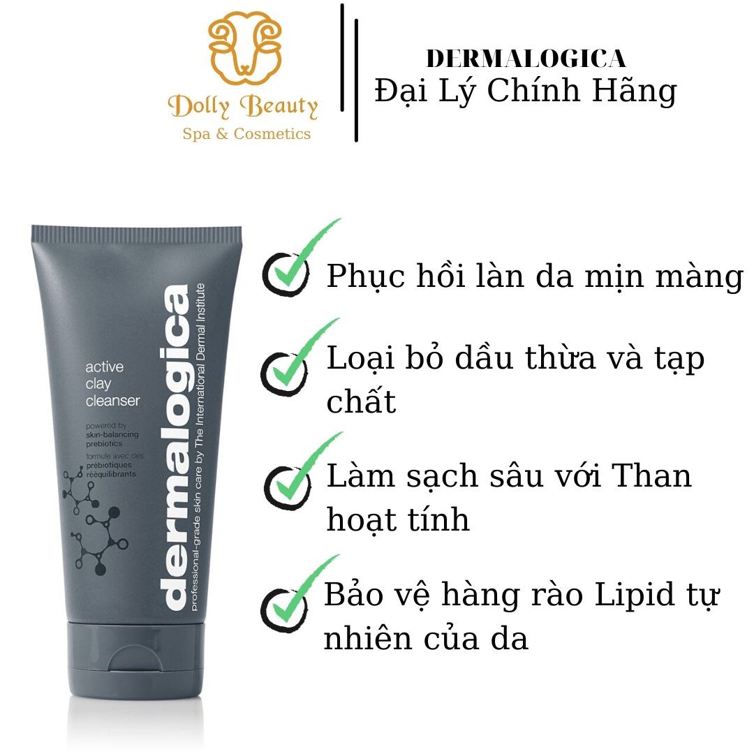 Sữa rửa mặt giàu chất khoáng ACTIVE CLAY CLEANSER của Dermalogica