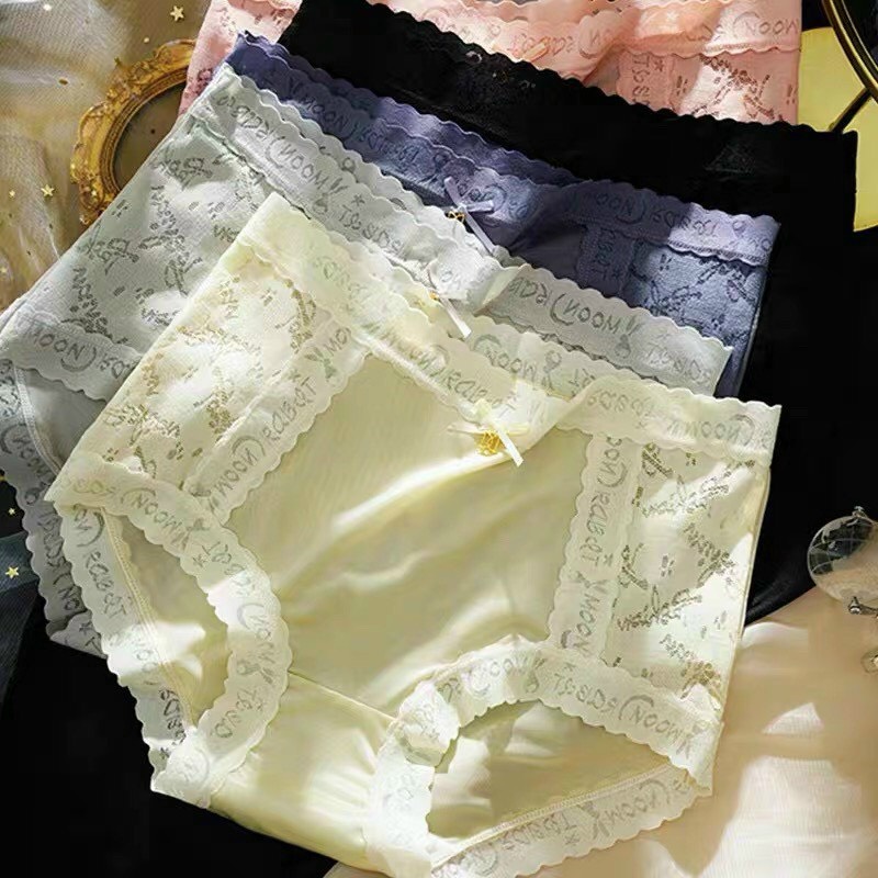 Quần lót ren thun lạnh cạp cao gen bụng,nâng mông kháng khuẩn thấm hút tốt,co giãn 4 chiều.Quần chip nữ cao cấp