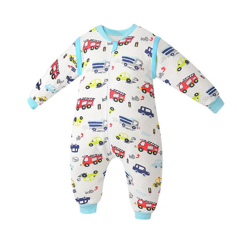 Mùa Đông Cotton Dày Mùa Xuân, Mùa Thu Cho Bé Túi Ngủ Trẻ Em Cotton Chia Chân Túi Ngủ Cho Bé Nhận Chăn Đầm