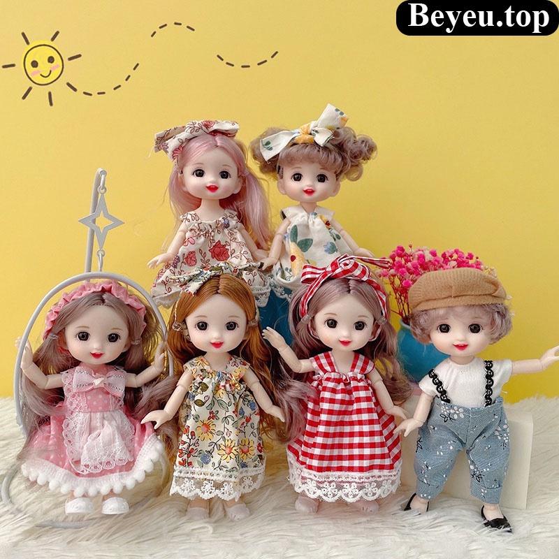 Bộ Đồ Chơi Búp Bê 17cm Xinh Xắn Cho Bé - Kiểu 3