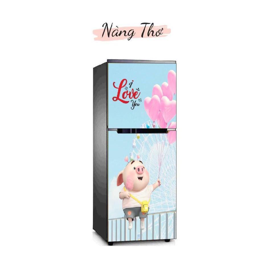 MIẾNG DÁN TỦ LẠNH IN HÌNH THEO YÊU CẦU NHIỀU KÍCH THƯỚC_DECAL VIP