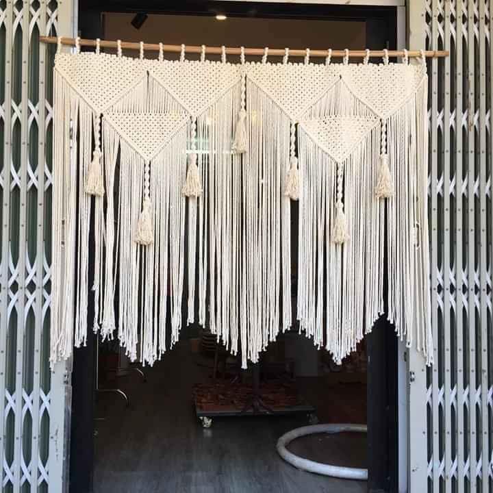 Rèm cửa sổ handmade - Rèm cửa sổ macrame - sản phẩm decor