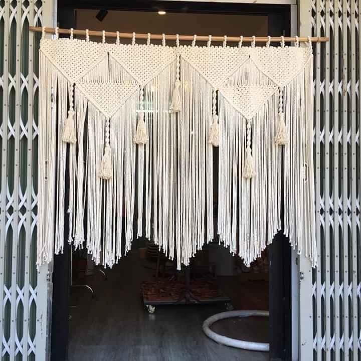 Rèm cửa sổ  handmade - Rèm cửa sổ macrame - sản phẩm decor