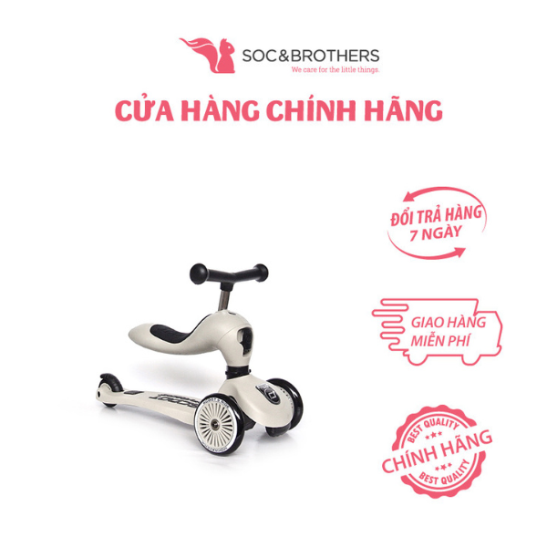 Xe scooter trẻ em Scoot and Ride Highwaykick 1 màu Ash