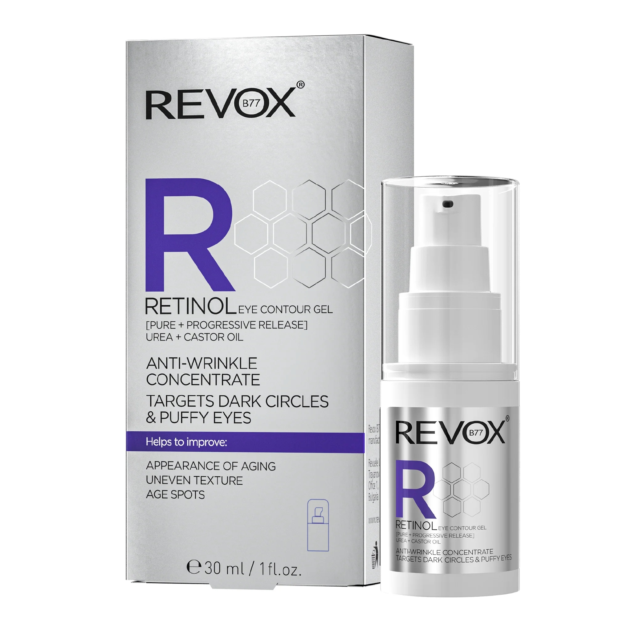 Gel dưỡng Revox B77 R Retinol ngăn ngừa lão hóa chứa retinol cho vùng da quanh mắt 30ml