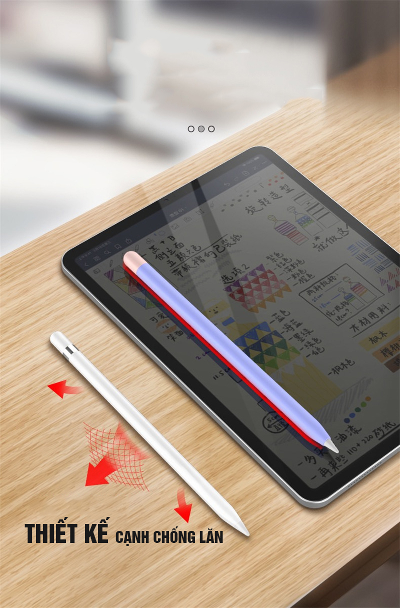 Ốp silicon TPU bảo vệ Apple Pencil 2 bút cảm ứng kiểu bút chì ipad máy tính bảng Dan House –Hàng chính hãng