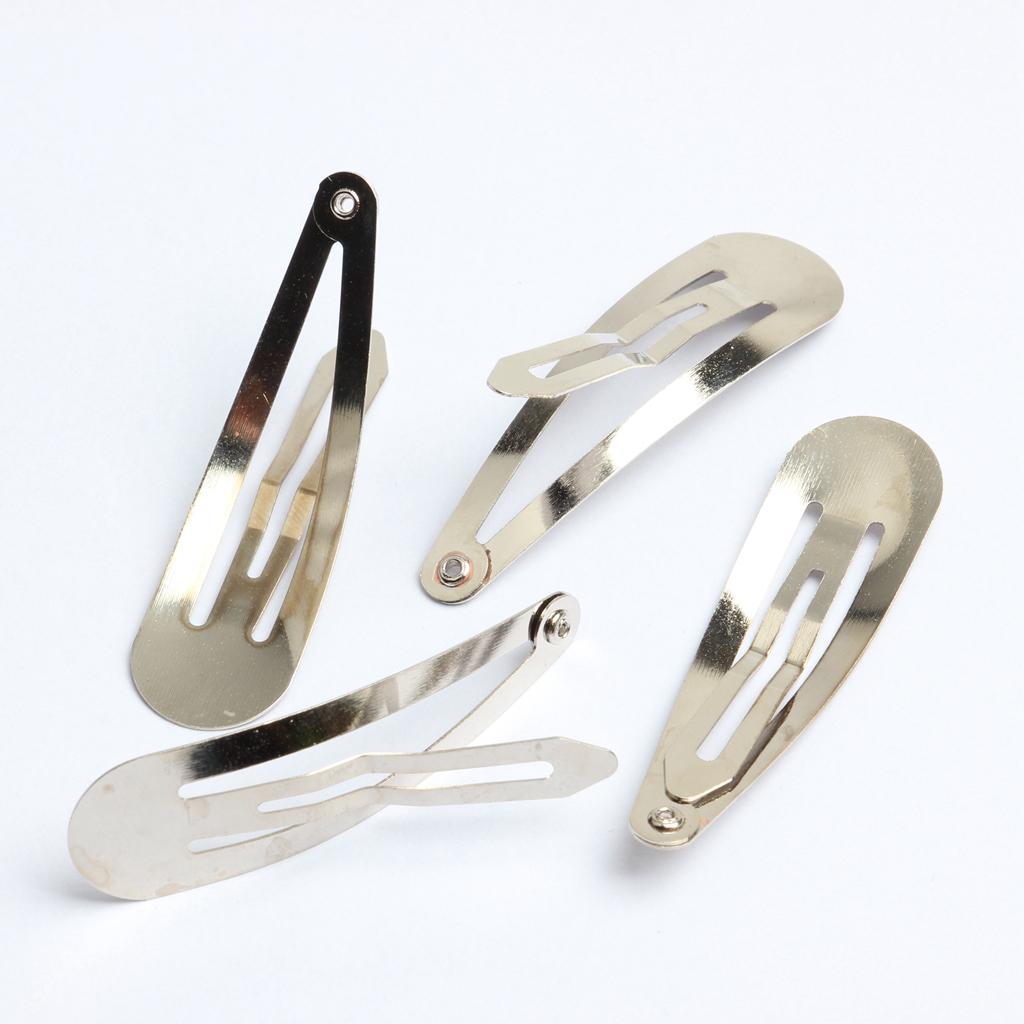 2-4pack 50 Pieces Cute Hair Clips Snap Barrettes DIY Girls Hair Accessories