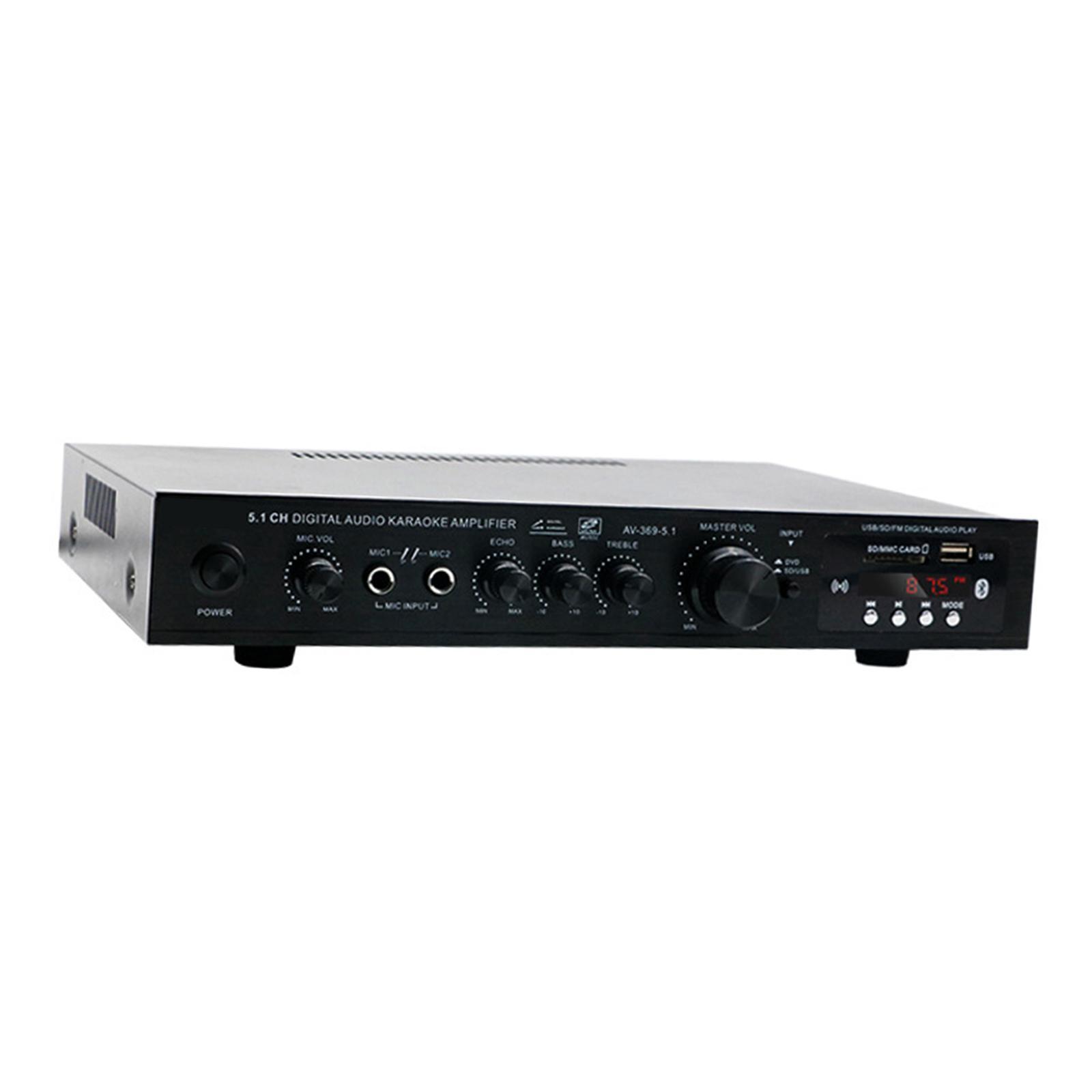 5.1 Channel Home Theater Receiver Surround Sound Lossless Decoding Audio Amp