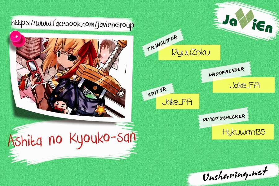 ashita no kyouko-san chapter 8.6 1