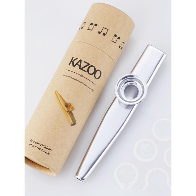 Kèn Kazoo kim loại nhiều túi cho bé