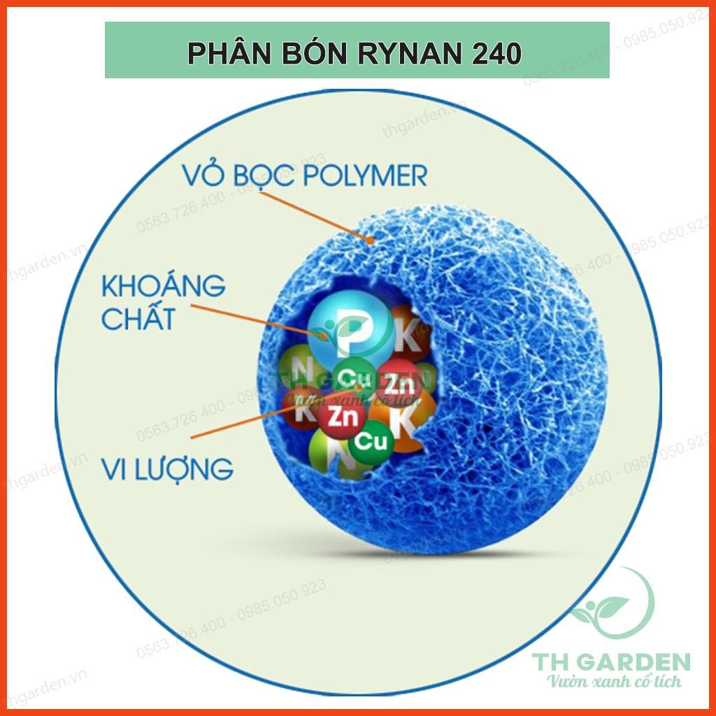 Phân Bón Hoa Thông Minh Rynan 240 - Chuyên Cho Cây Kiểng Có Hoa - Màng Polyme Kiểm Soát Giải Phóng Phân Từ Từ