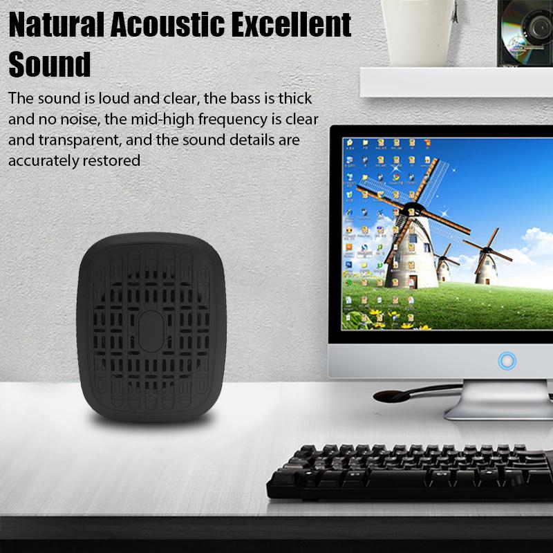 Loa bluetooth không dây cho máy tính xách tay điện thoại thông minh bass mở rộng và hộp số âm thanh HiFi di động không dây treble Color: 005