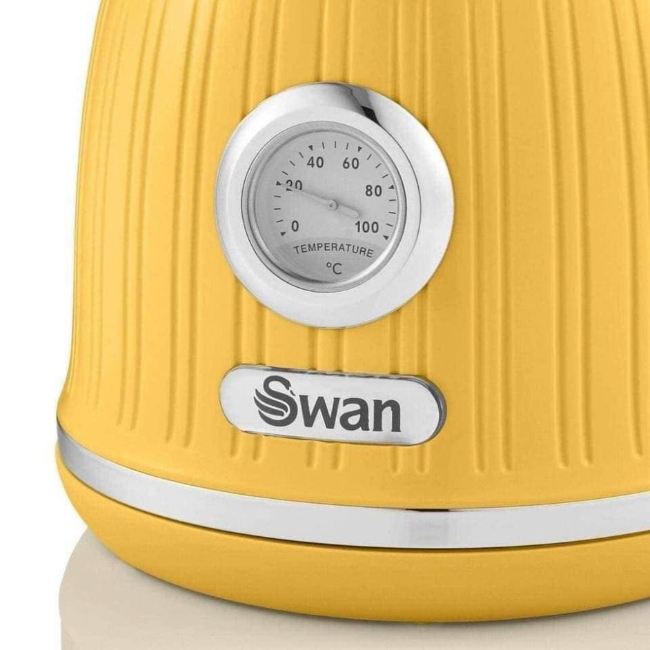 Ấm Siêu Tốc, Có Đồng Hồ Đo Nhiệt Swan Retro, Dung Tích 1.5L, Công Suất 3000W, Phong Cách Cổ Điển, Nhập Đức, BH 12 Tháng