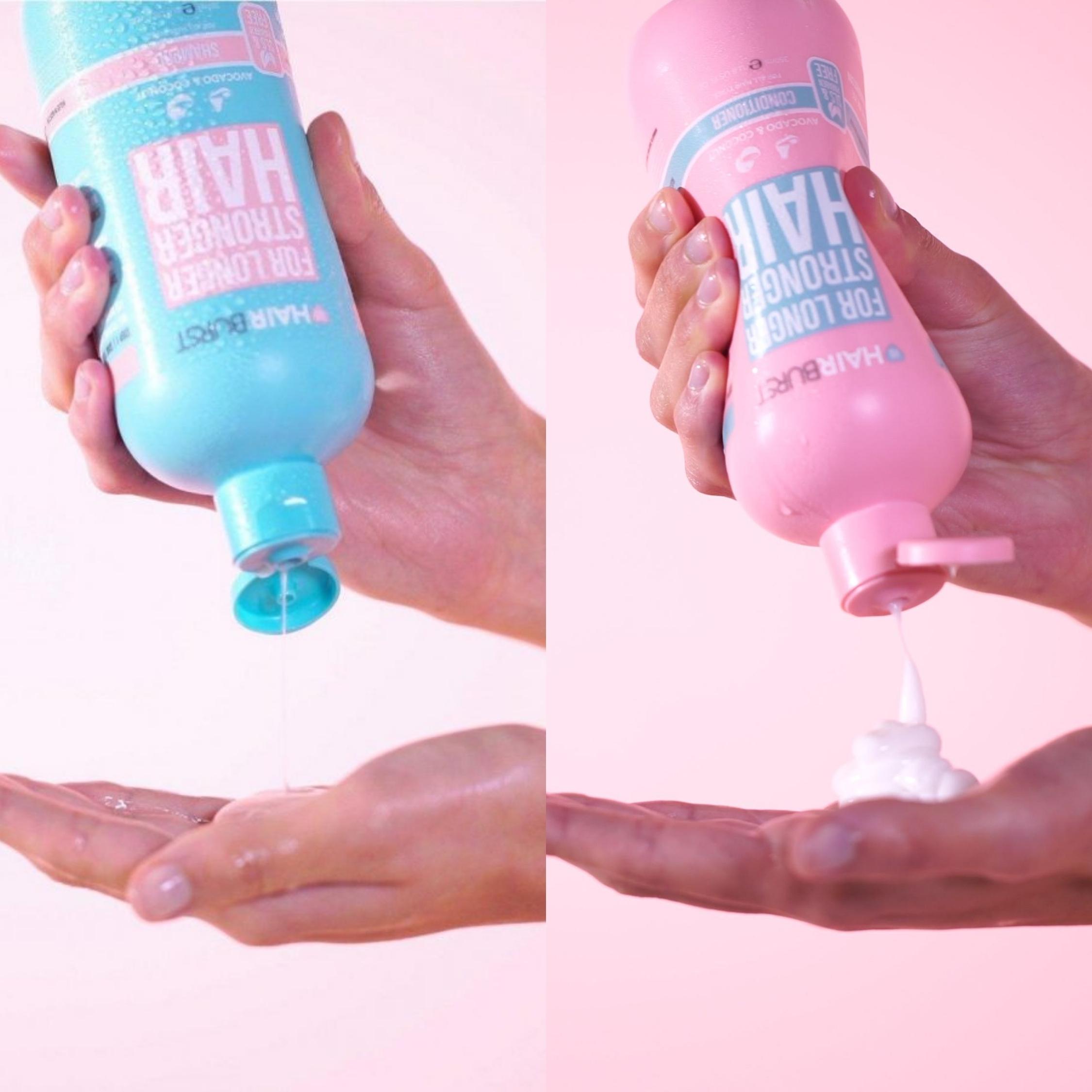 Set Gội Xả Hairburst Kích Thích Tóc Mọc Dài Hơn Chắc Khỏe Hơn 350ml/Chai