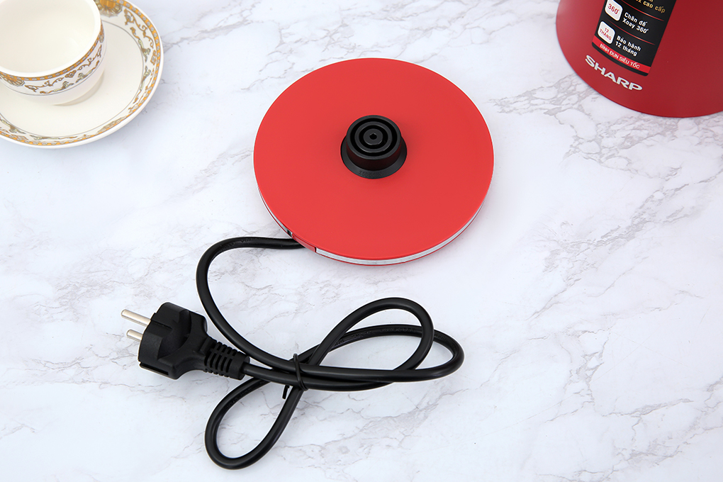 Bình Đun Siêu Tốc Sharp EKJ-10DVPS-RD (1.0 Lít) - Hàng Chính Hãng