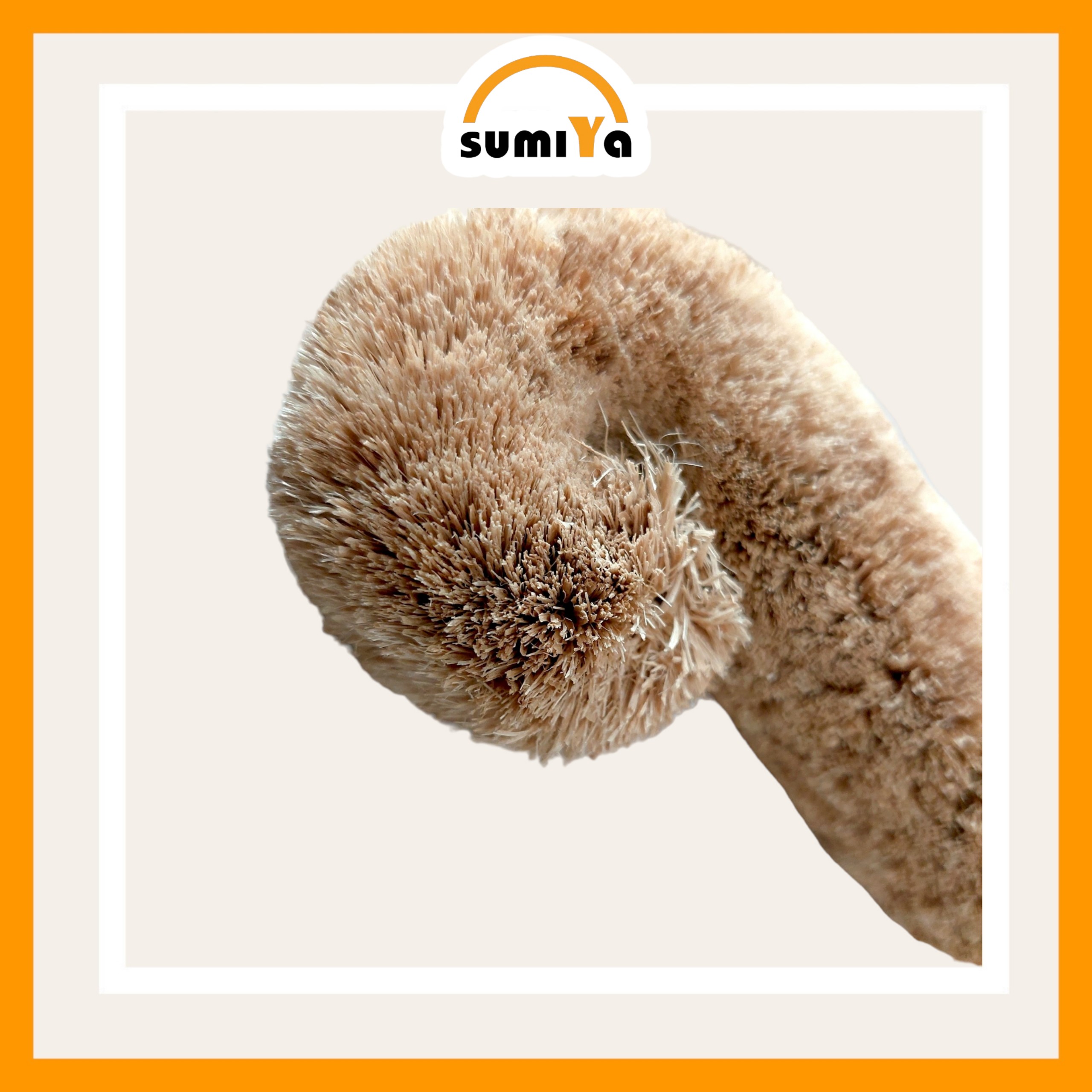 Cọ sợi chuối cán gỗ, cọ chà rửa ly sợi chuối, cọ đa năng sợi chuối tự nhiên thân thiện môi trường