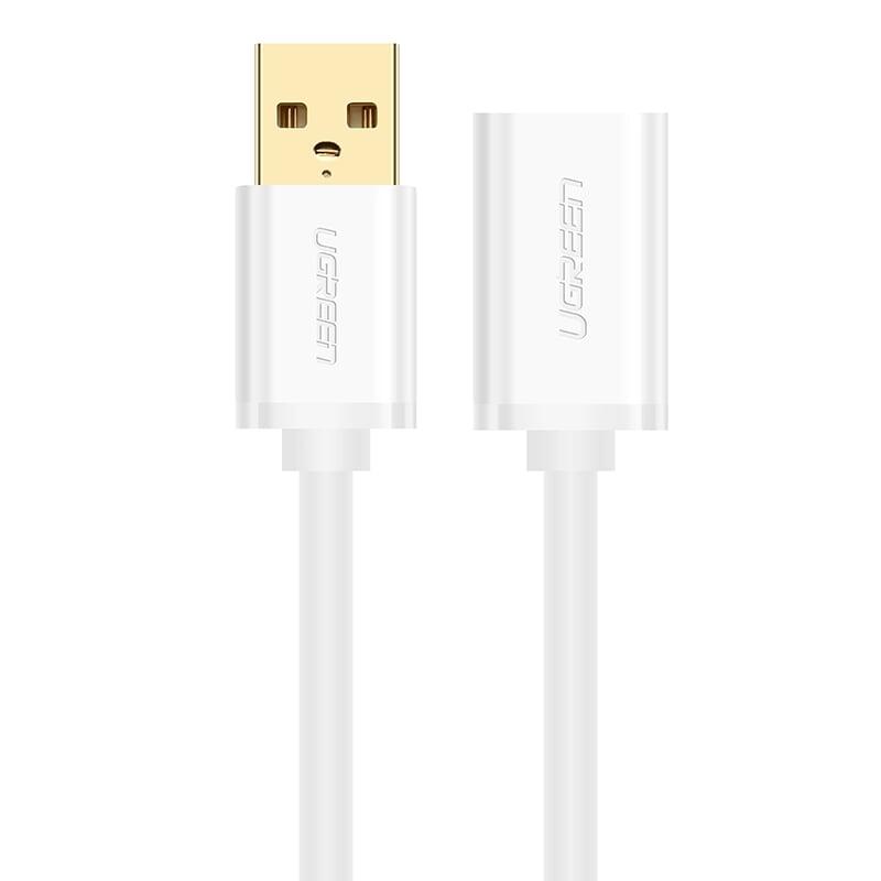 Ugreen UG10881US103TK 1M màu Trắng Cáp tín hiệu nối dài USB 2.0 lõi thuần đồng - HÀNG CHÍNH HÃNG