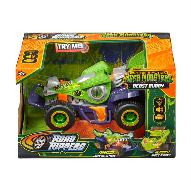 Đồ Chơi ROAD RIPPERS Siêu Xe Quái Vật Mega-Beast Buggy (Có Tiếng Đèn Động Cơ) 20111/20110