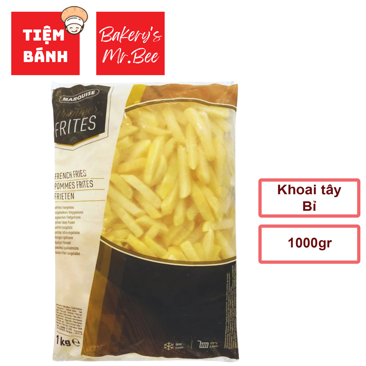 [Chỉ giao HCM] – Khoai Tây Chiên Marquise  Fries.– 1kg