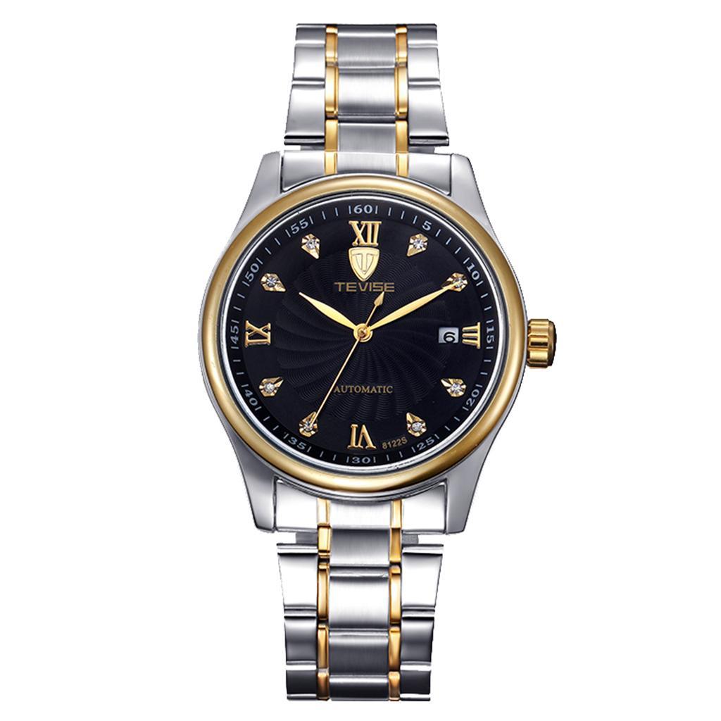Luxury Men's Automatic Mechanical Business Wristwatch Waterproof Watch