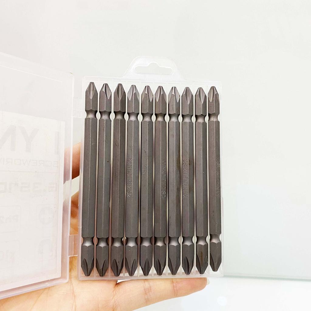 Mũi vít 2 đầu PH2  chiều dài 110mm CHÍNH HÃNG KYNKO MVKM2XPH2 -110-V10