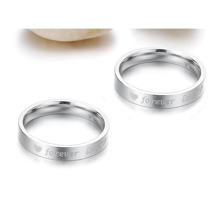 NHẪN ĐÔI INOX TÌNH NHÂN INOX FOREVER LOVE