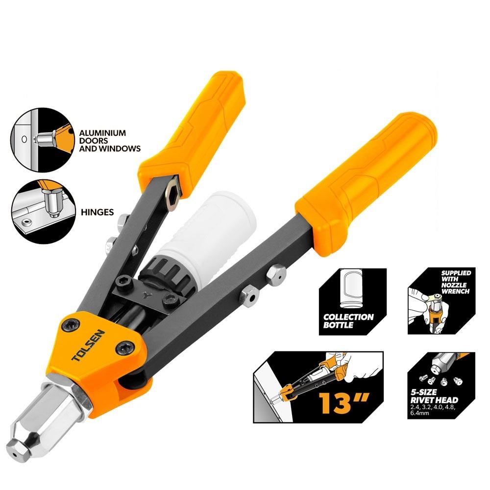 KỀM BẤM RIVE 13" TOLSEN 43096 - HÀNG CHÍNH HÃNG