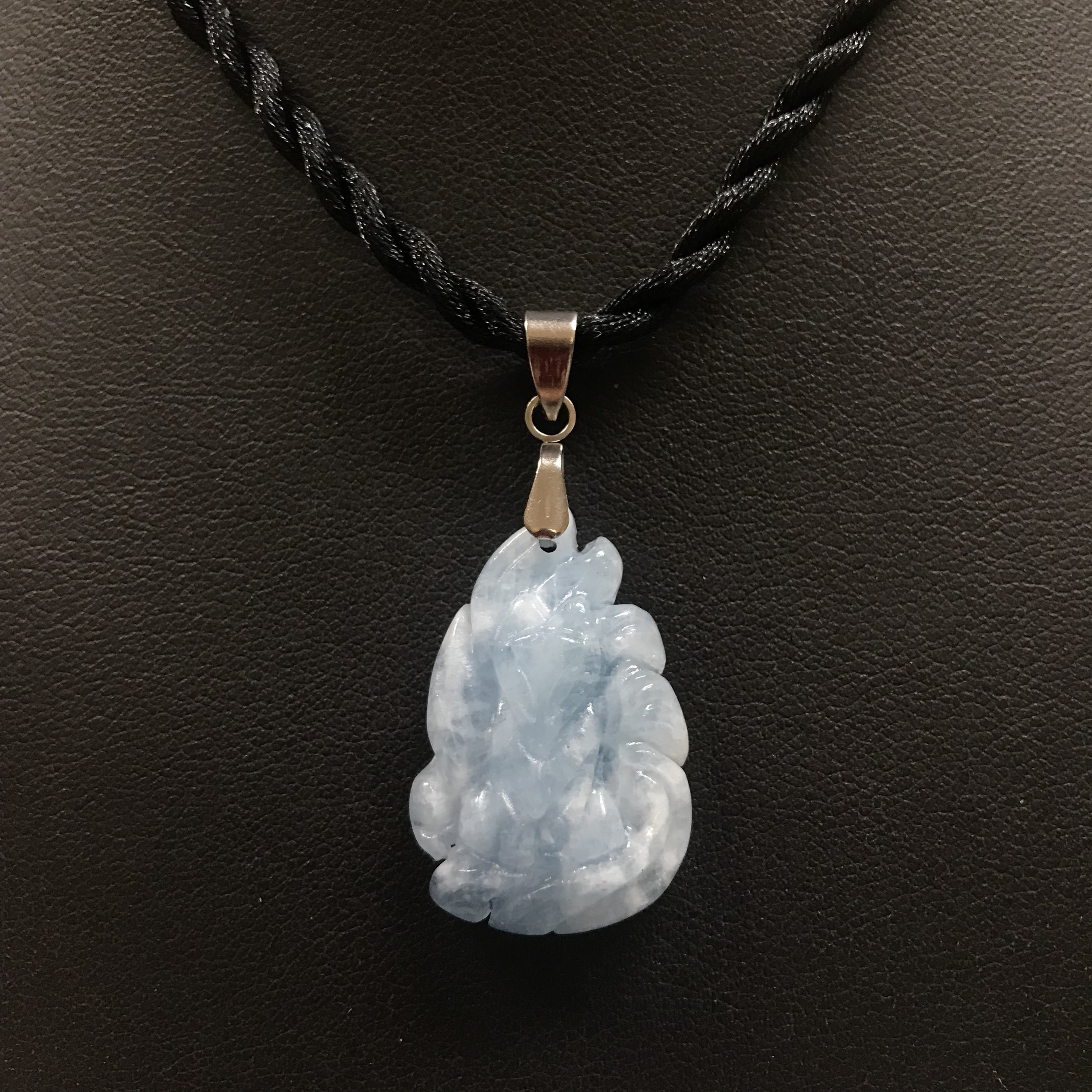 Mặt dây Hồ Ly Chúa Aquamarine