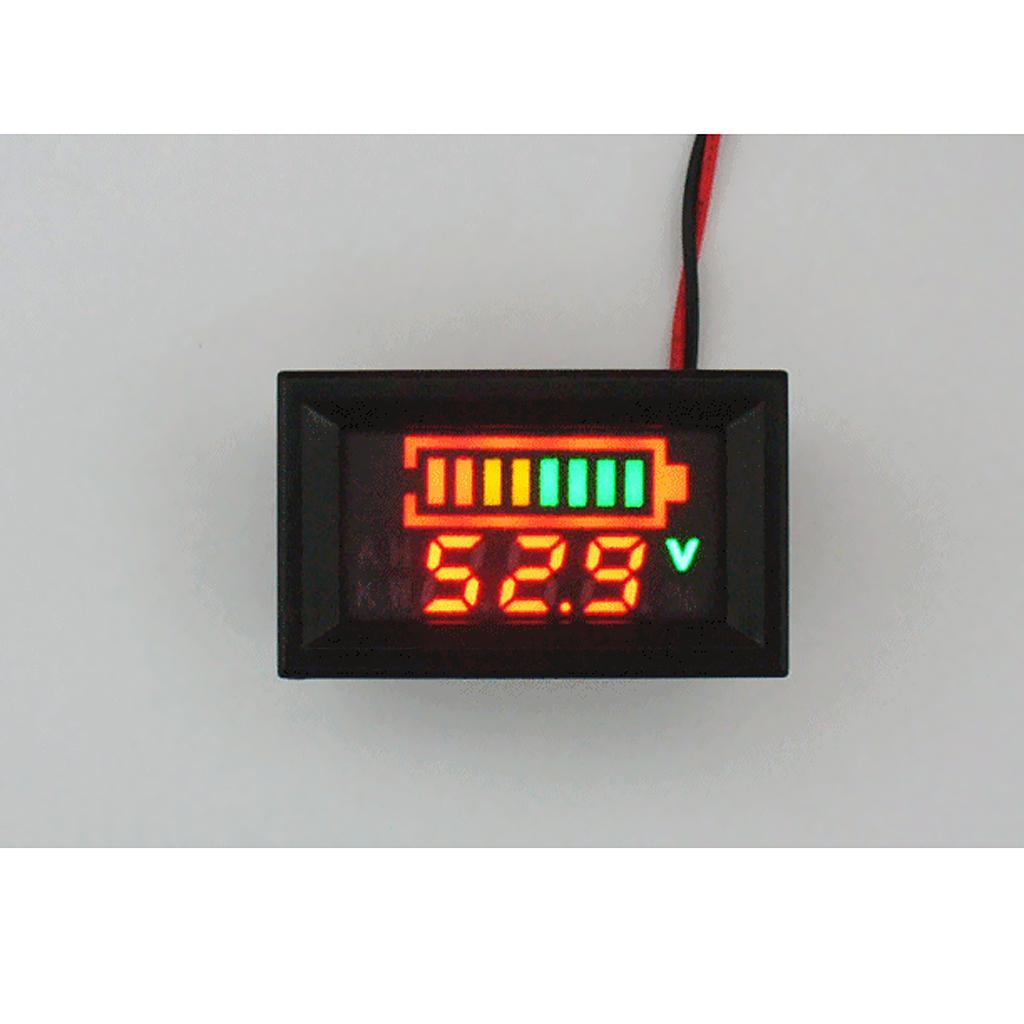 Acid Lead Lithium Battery Indicator Capacity Digital LED Tester Voltmeter