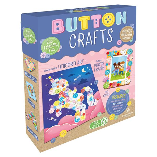 Button Crafts (Children’s Arts and Crafts Activity Kit)