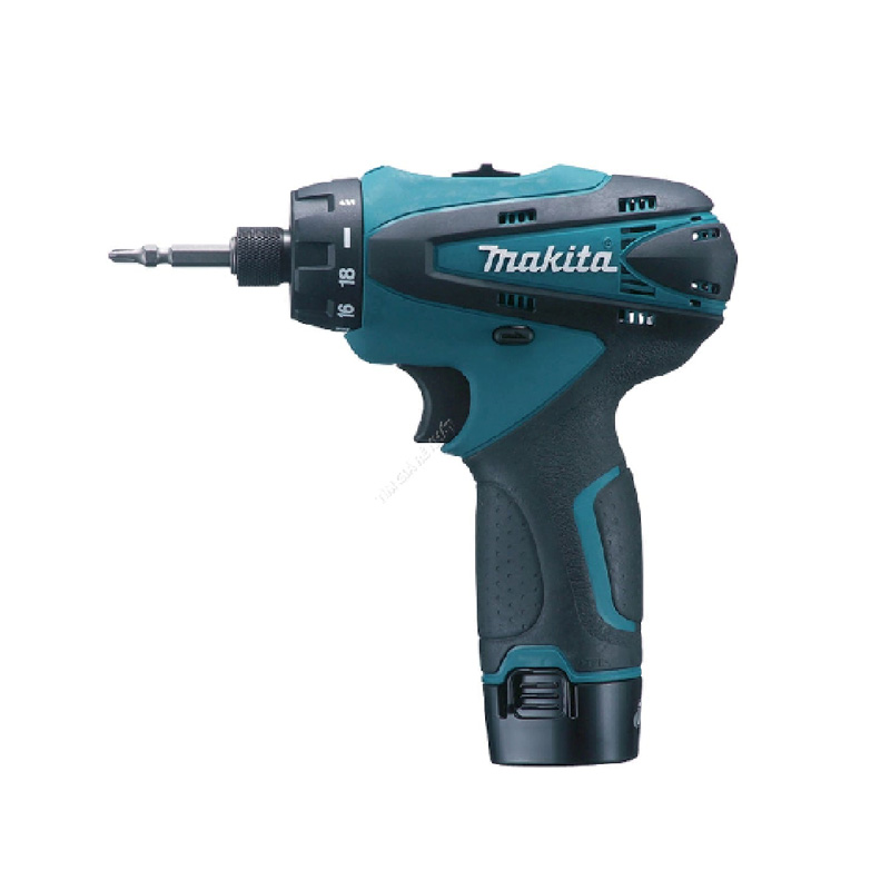 - Máy khoan và vặn vít dùng pin Makita DF030DWE