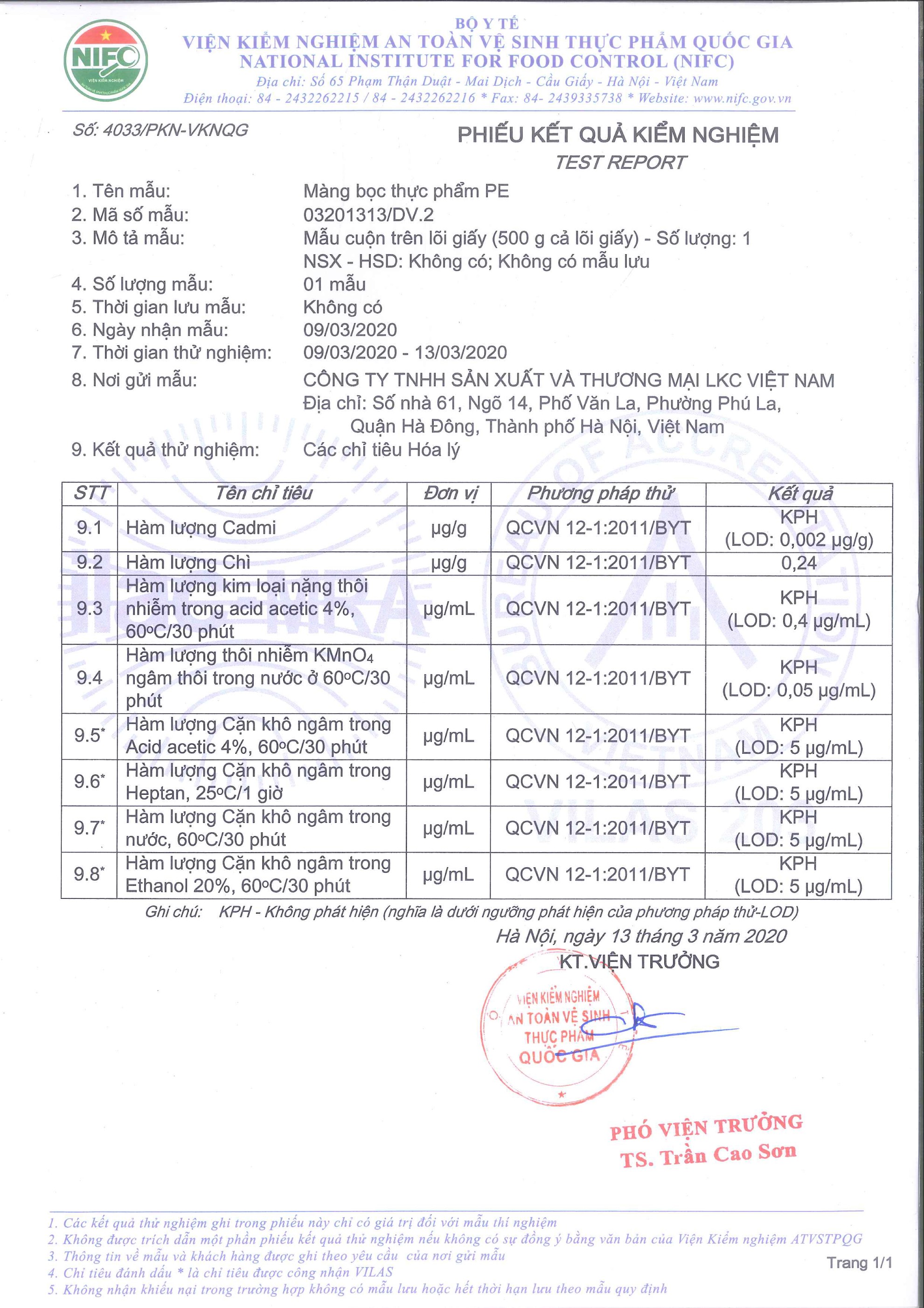 Màng bọc thực phẩm PE 30cmx412(200m)