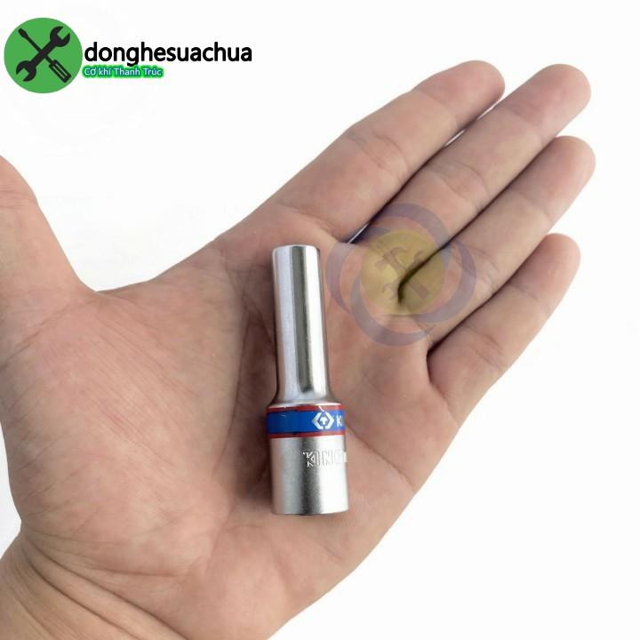 Tuýp 9mm loại 3/8 dài 63mm có 6 cạnh màu trắng Kingtony 323509M