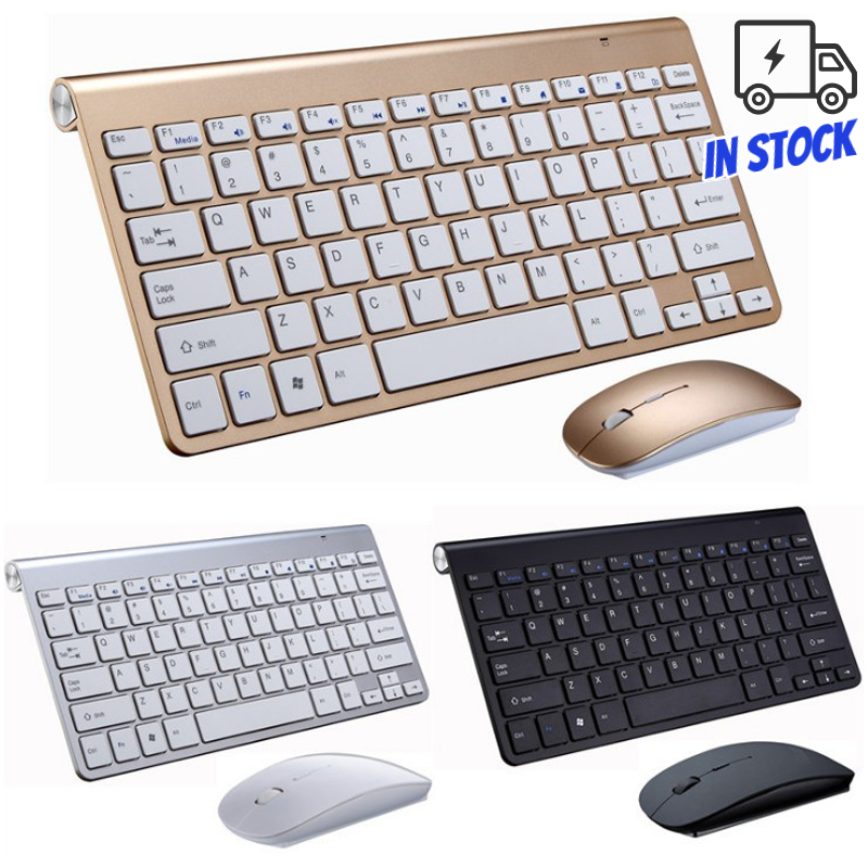 Bàn Phím Và Chuột Không Dây 2.4G Protable Mini Bàn Phím Chuột Combo Bộ Dành Cho Máy Tính Bảng Và Laptop Mac Máy Tính Để Bàn Máy Tính Thông Minh tivi PS4